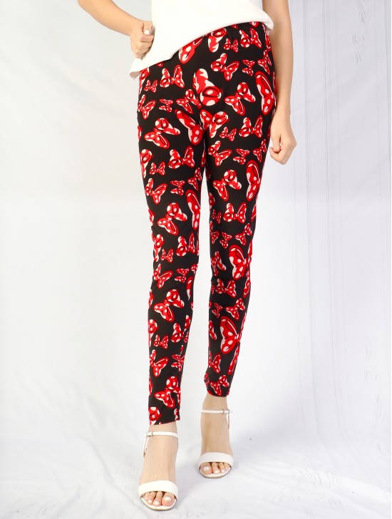 Butterfly Pattern Stretchy Legging 